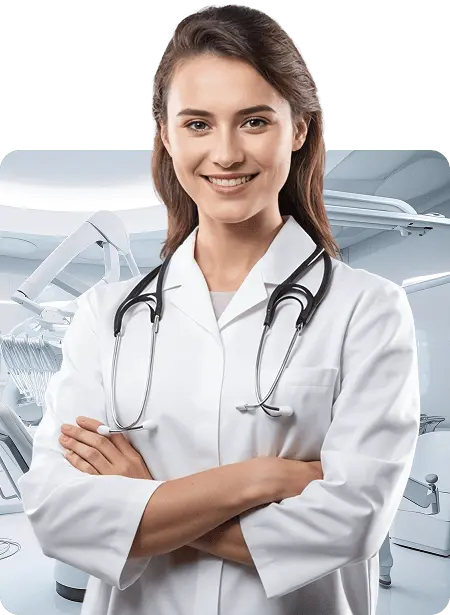 Orthodontist at Smile In Motion Orthodontics treating a patient in Hamilton and Brantford